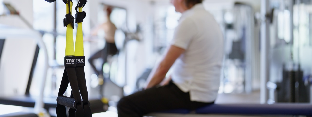 Fitnessraum auf der Klinik Wollmarshöhe